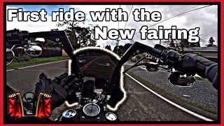 Dyna Club Style Fairing | First Ride With T-sport Fairing