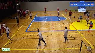 England vs United States / Semi Final - Cloth Men / Dodgeball World Championships 2024