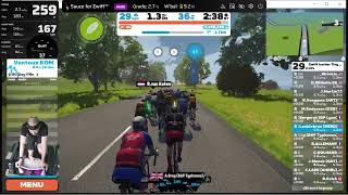 Zwift Insider Tiny Races Cat-C Stage-1: Ven Top 3.1km - Sat 15:01UTC