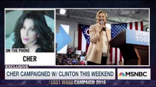 Cher Complete Hillary Clinton/Donald Trump Interview on MSNBC