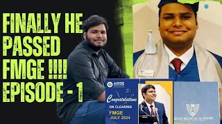 Finally he passed FMGE with 167 marks!!!#successstory #topperinterview #fmgemotivation #fmge