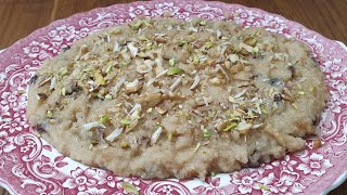 Indian Semolina dessert (soji ka halwa) recipe by tasty food recipes