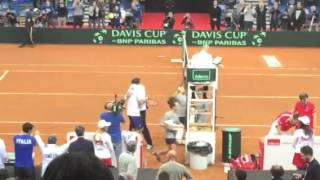 Coppa Davis, la vittoria di Lorenzi