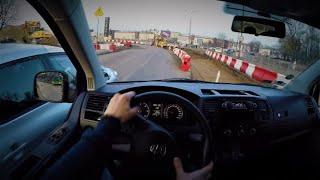 NEAR CRASH | 2010 VW Transporter T5 2.0 BiTDI DSG - POV Drive