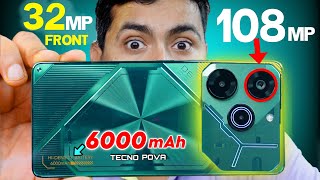 Tecno POVA 6 PRO 5G Unboxing & Camera Test Review Against Poco X6 Neo - Best Phone Under 20000