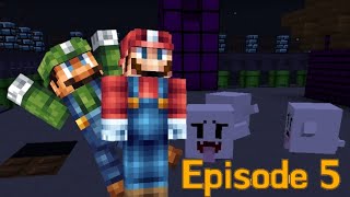 Minecraft mario show! (1-5) the ghost house 👻