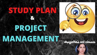 128.Study Plan and Project Management  #Basic course in biomedical research #bcbr #studyplanning