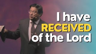 For I Have Received of the Lord