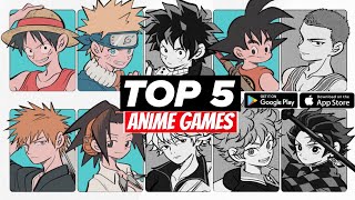 TOP 5 Best ANIME Action Multiplayer Games Under 1GB For Low Devices (Android & iOS)