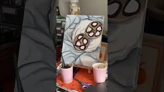 'Fig bagels' oil painting timelapse 🥯