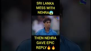 Nehra gave epic reply #sachin #highlights