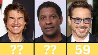 Famous Hollywood Actors Real Age in 2024