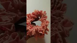 Schiffli Ruffle Scrunchie