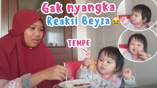 ANAK BULE MIX TURKI-INDO PERTAMA KALI NYOBAIN TEMPE, REAKSINYA??