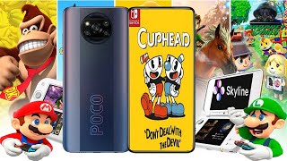 skyline emulador probando cuphead  en poco x3 pro