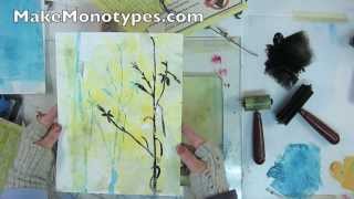 Cutting Stencils for Make Monotypes - Ecourse with Linda Germain