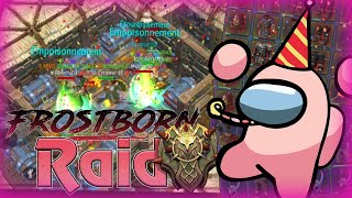 Insane family raid against player fam with @Pactox_💫💰..!(frostborn pvp)