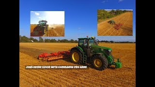 John Deere 6250R - Vaderstad Carrier - F.S WATTS & SONS