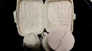 soft fresh white cement dry crumbling asmr satisfying asmr pure cement asmr