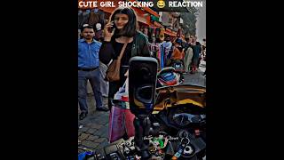 Cute Girl Shocking 😂 Reaction 🥰 Kawasaki Ninja Zx10r 🔥#modified #girlrection #zx10r #shorts