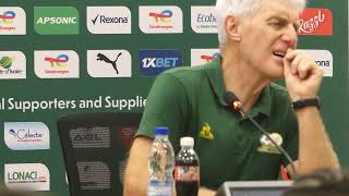 SOUTH AFRICA VS MOROCCO: FULL POST MATCH PRESS CONFERENCE AFTER MOROCCO FLOGGING