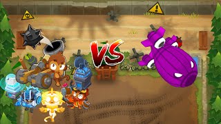 God Boosted Spike o Pult vs Round 100 BTD6