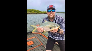 Fishing Crystal River MANGROVES!!POMPANO IN THE BOAT!!!