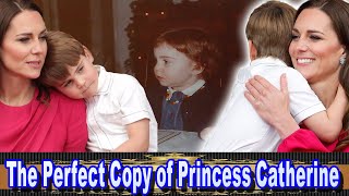 Overwhelmed by the image of Princess Catherine’s childhood , she looks Just Like Prince Louis!