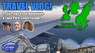 TRAVELING TO EUROPE FOR ROLLER COASTERS! Featuring Six Flags and Coney Island (EuroScan Trip Part 0)