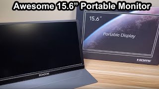 An amazing 15.6" portable monitor by Roadom!