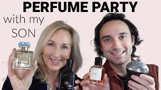 PERFUME PARTY with my SON | SMELLING CREED ABSOLU AVENTUS,   HOUSE of SILLAGE, ROJA, WHO IS ELIJAH!