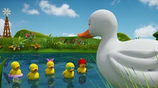 Пять маленьких уток | детские песни | Five Little Ducks