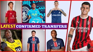 🚨 OSIMHEN TO PSG✅ YORO TO MAN U✅ MORATA TO AC MILAN✅ | ALL LATEST CONFIRMED TRANSFERS 2024💥