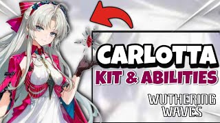 NEW UPDATE! CARLOTTA KIT AND ABILITIES | Wuthering Waves 2.0