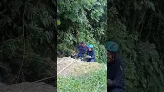 Melawan rasa takut #rappeling #funny #shorts