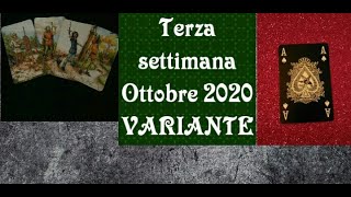 PICCHE TERZA SETTIMANA OTTOBRE 2020