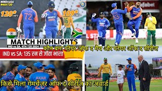 4th t20 highlights india vs south africa cricket