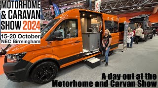 A day at the Caravan and Motorhome  Show at the NEC Birmingham October 2024