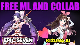 [Epic Seven] Kizuna AI, Free Spirit Tiriea, and Tamarine New Skin w/ Epic Pass