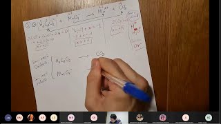 Resolução Balanceamento Reação Oxirredução H2C2O2 + MnO4-   ---  Mn2+ + CO2