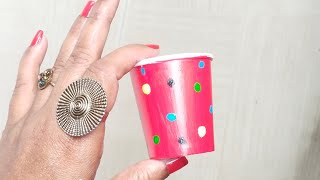 5 Minutes Coffee Cup Decoration #shorts #DIYhacks