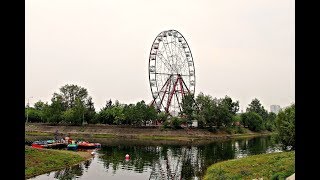 Иркутск с колеса обозрения на острове Юность 16.07.18!