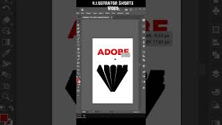 3D Text Effect in Adobe Illustrator#shorts #trending #reels