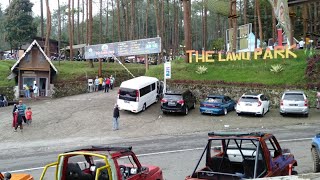 The lawu park tawangmangu pasca lebaran rame banget