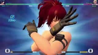 KOF XIV - Leona: Reverse jump in set up (?)