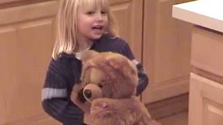 Christmas Eve 2002 (Kendall and Her Bear, and Oreo)