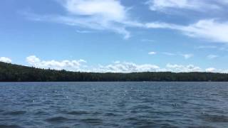 KAYAKING WEBBER POND VASSALBORO MAINE IN HD