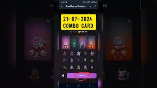 Pixel tap by pixelverse daily combo 21 July 2024 100% complection #pixeltap #pixelverse #pixeltap