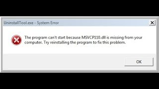 |SOLVED| The Code Execution Cannot Proceed Because MSVCR110.dll was not found