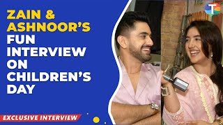 Zain Imam-Ashnoor Kaur’s FUN interview as they talk about their childhood memories | Children’s Day